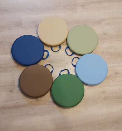 Floopss Ronde Vloerkussens met Handvatten - Set van 6