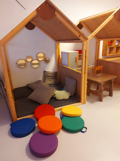 Floopss Ronde Vloerkussens met Handvatten - Set van 6