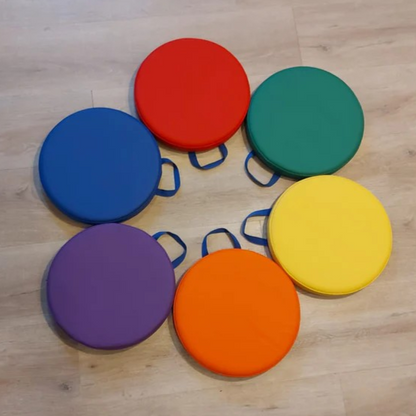 Floopss Ronde Vloerkussens met Handvatten - Set van 6